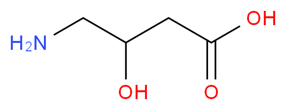 4-amino-3-hydroxybutanoic acid_分子结构_CAS_924-49-2