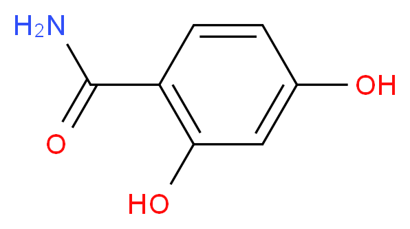 2,4-DihydroxybenzaMide_分子结构_CAS_3147-45-3)