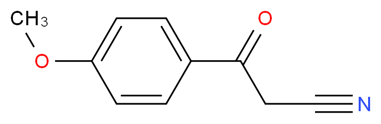 3-(4-methoxyphenyl)-3-oxopropanenitrile_分子结构_CAS_3672-47-7