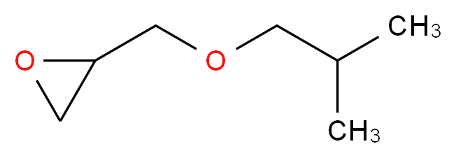 2-(isobutoxymethyl)oxirane_分子结构_CAS_)