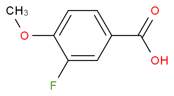 3-Fluoro-4-methoxybenzoic acid 98%_分子结构_CAS_403-20-3)