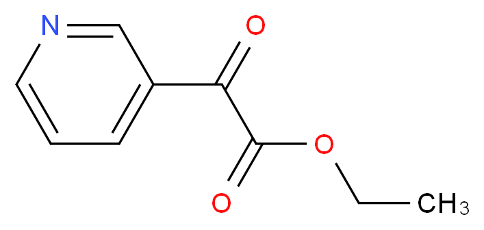 ethyl 2-oxo-2-(pyridin-3-yl)acetate_分子结构_CAS_73672-37-4