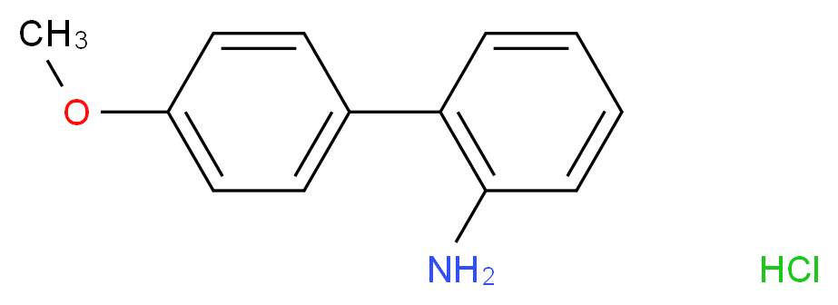 4'-Methoxy-[1,1'-biphenyl]-2-amine hydrochloride_分子结构_CAS_)