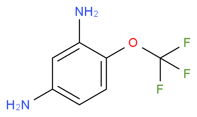 4-(Trifluoromethoxy)benzene-1,3-diamine_分子结构_CAS_873055-90-4)