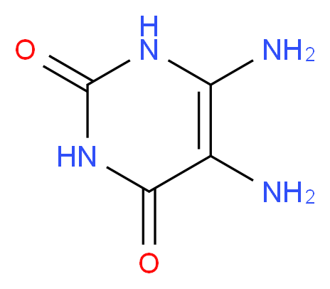 5,6-Diaminouracil_分子结构_CAS_32014-70-3)