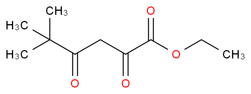 Ethyl 5,5-dimethyl-2,4-dioxohexanoate_分子结构_CAS_13395-36-3)