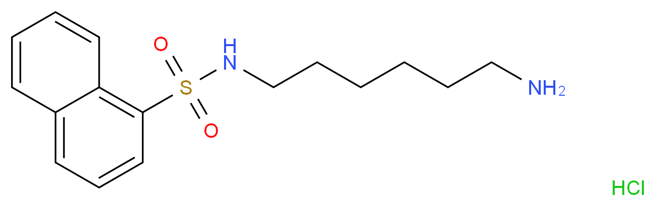 N-(6-Aminohexyl)-1-naphthalenesulphonamide hydrochloride_分子结构_CAS_)