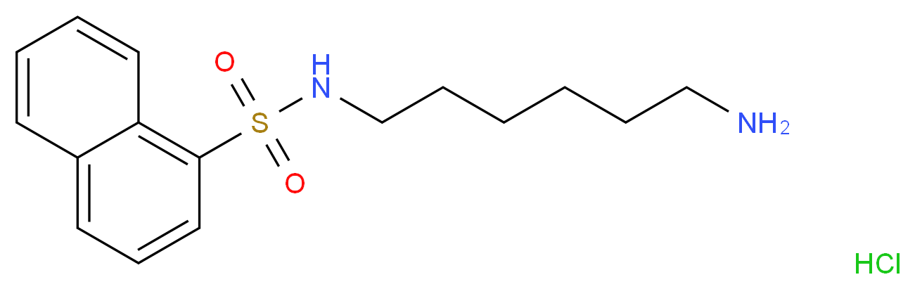 N-(6-Aminohexyl)-1-naphthalenesulfonamide Hydrochloride_分子结构_CAS_61714-25-8)