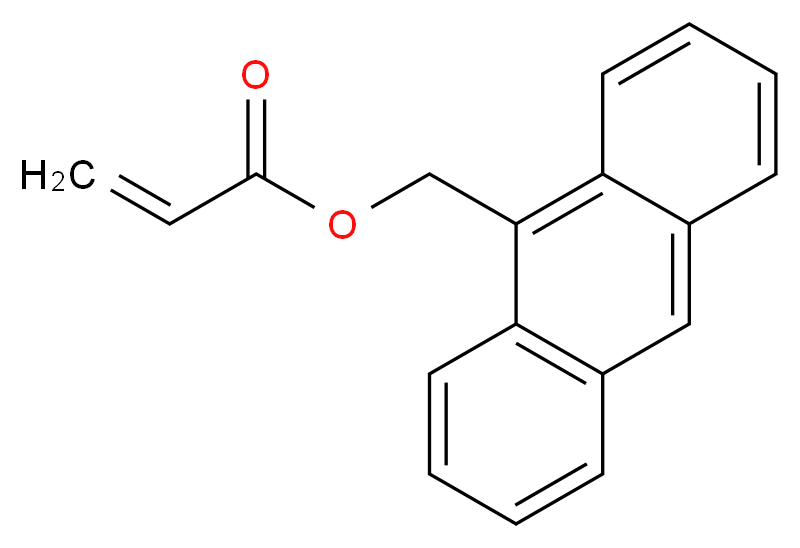 丙烯酸-9-蒽甲酯_分子结构_CAS_31645-34-8)