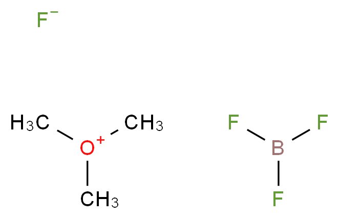 trifluoroborane trimethyloxidanium fluoride_分子结构_CAS_420-37-1