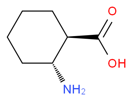 TRANS-2-AMINO-1-CYCLOHEXANECARBOXYLIC ACID_分子结构_CAS_5691-19-0)