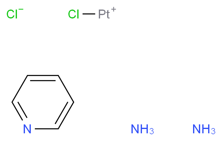 chloroplatinumylium pyridine diamine chloride_分子结构_CAS_106343-54-8