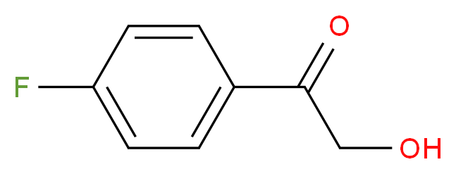 1-(4-fluorophenyl)-2-hydroxyethan-1-one_分子结构_CAS_403-31-6