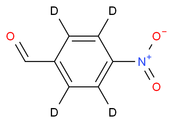 对硝基苯甲醛-2,3,5,6-d4_分子结构_CAS_1020718-72-2)