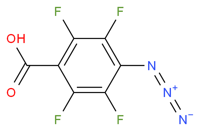 4-azido-2,3,5,6-tetrafluorobenzoic acid_分子结构_CAS_122590-77-6