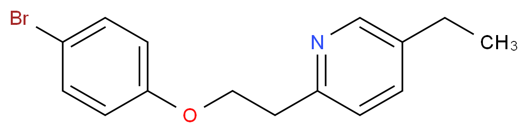 2-[2-(4-Bromophenoxy)ethyl]-5-ethylpyridine_分子结构_CAS_669716-58-9)