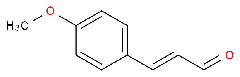 3-(4-Methoxyphenyl)acrylaldehyde_分子结构_CAS_1963-36-6)