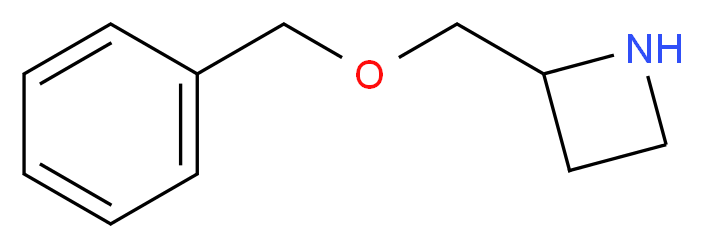 2-[(Benzyloxy)methyl]azetidine_分子结构_CAS_)