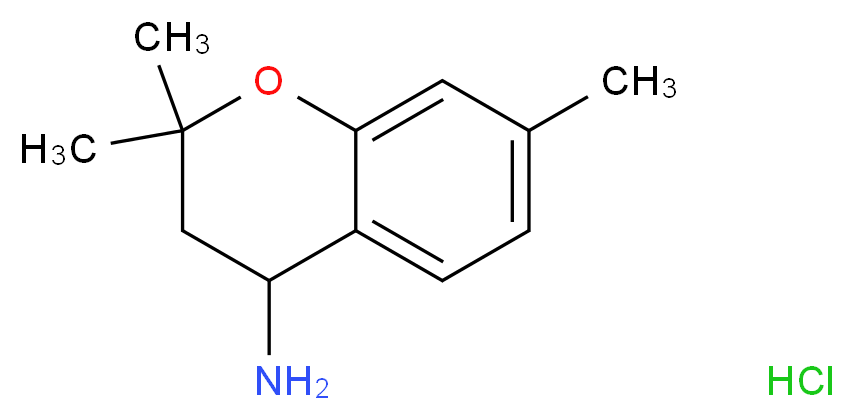 2,2,7-Trimethyl-chroman-4-ylamine hydrochloride_分子结构_CAS_)