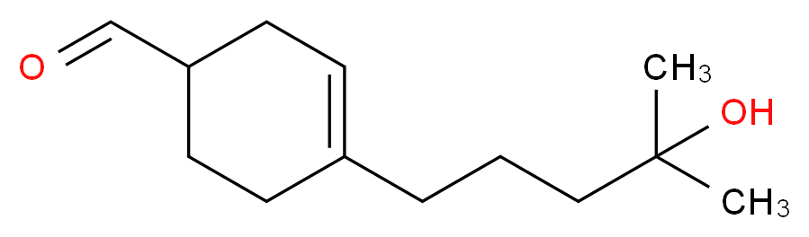 Hydroxymethylpentylcyclohexenecarboxaldehyde_分子结构_CAS_31906-04-4)