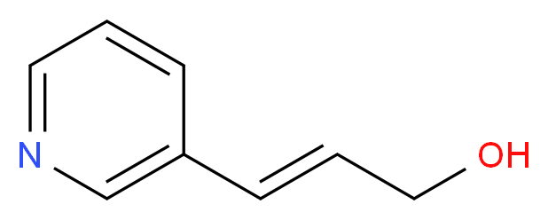 (2E)-3-(pyridin-3-yl)prop-2-en-1-ol_分子结构_CAS_69963-46-8