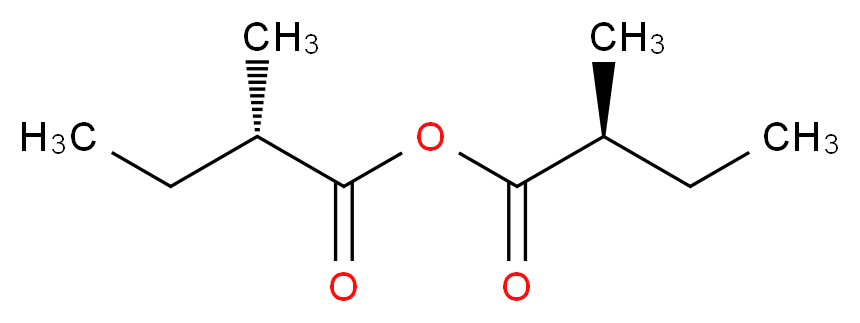 (2S)-2-methylbutanoyl (2S)-2-methylbutanoate_分子结构_CAS_84131-91-9