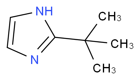 2-tert-butyl-1H-imidazole_分子结构_CAS_36947-69-0