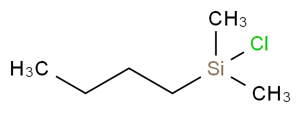 butyl(chloro)dimethylsilane_分子结构_CAS_1000-50-6