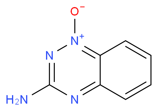 3-AMINO-1,2,4-BENZOTRIAZINE-1-OXIDE_分子结构_CAS_5424-06-6)