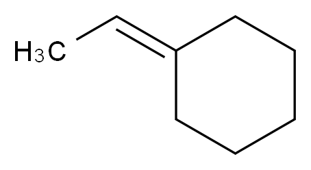 ethylidenecyclohexane_分子结构_CAS_1003-64-1