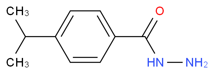 4-Isopropylbenzohydrazide_分子结构_CAS_)