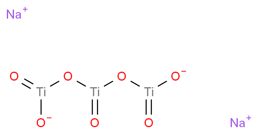 disodium trioxotrititanoxane-1,5-bis(olate)_分子结构_CAS_12034-36-5