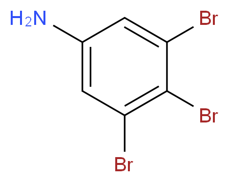 3,4,5-TRIBROMOBENZENAMINE_分子结构_CAS_609-16-5)