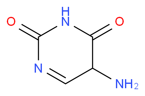 5-amino-2,3,4,5-tetrahydropyrimidine-2,4-dione_分子结构_CAS_932-52-5