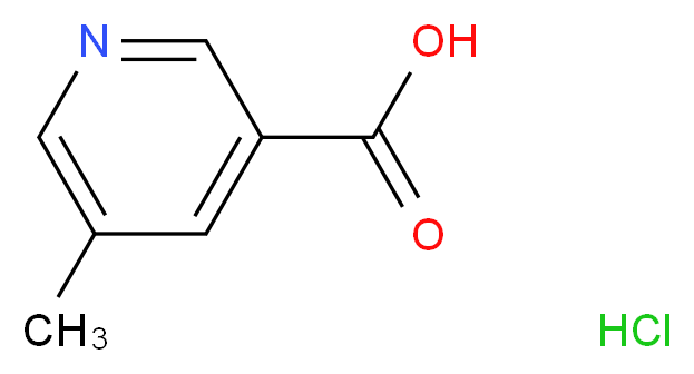 5-methylpyridine-3-carboxylic acid hydrochloride_分子结构_CAS_40473-04-9