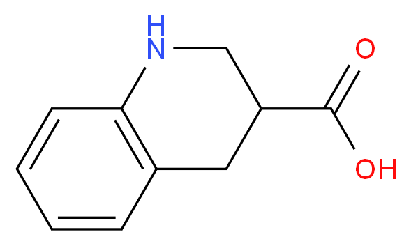 1,2,3,4-tetrahydroquinoline-3-carboxylic acid_分子结构_CAS_114527-53-6