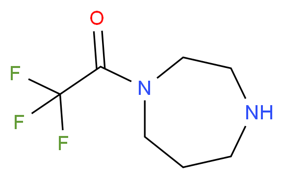 1-(trifluoroacetyl)-1,4-diazepane_分子结构_CAS_1177329-26-8)