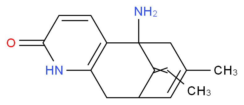 1-amino-13-ethylidene-11-methyl-6-azatricyclo[7.3.1.0^{2,7}]trideca-2(7),3,10-trien-5-one_分子结构_CAS_102518-79-6