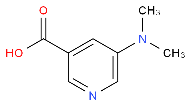 5-(dimethylamino)pyridine-3-carboxylic acid_分子结构_CAS_30766-20-2