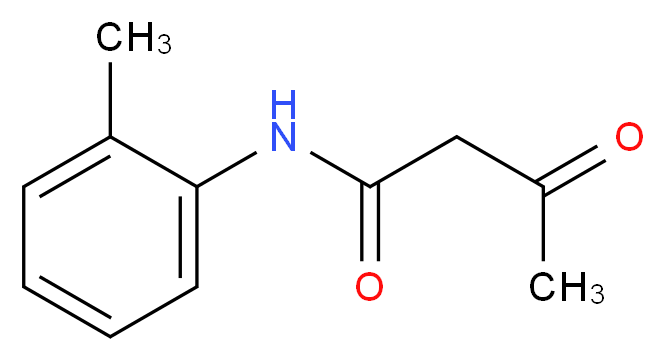 N-(2-methylphenyl)-3-oxobutanamide_分子结构_CAS_93-68-5