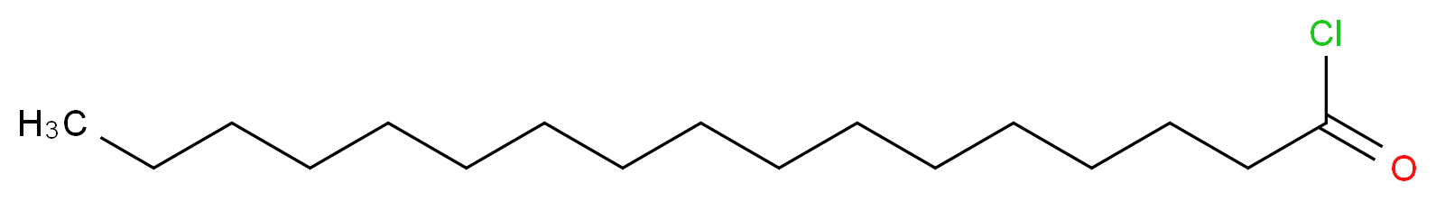 heptadecanoyl chloride_分子结构_CAS_40480-10-2