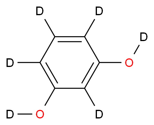 bis[(<sup>2</sup>H)oxy](<sup>2</sup>H<sub>4</sub>)benzene_分子结构_CAS_70938-00-0