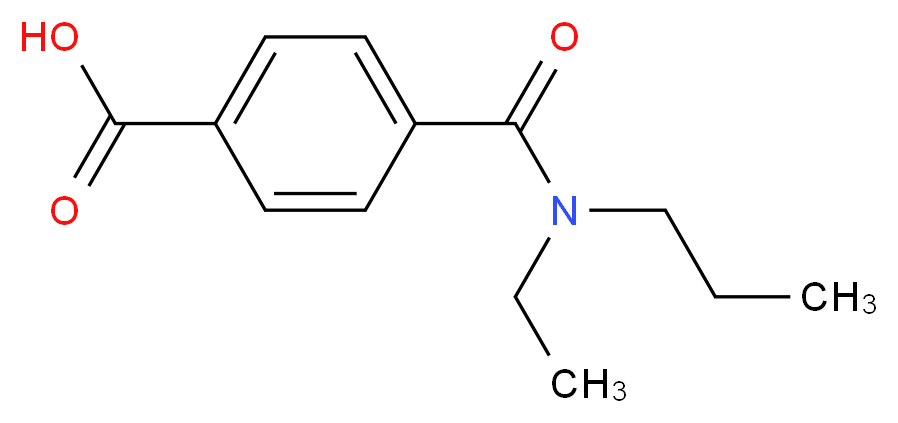 4-[ethyl(propyl)carbamoyl]benzoic acid_分子结构_CAS_)