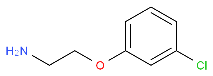 1-(2-aminoethoxy)-3-chlorobenzene_分子结构_CAS_6488-00-2