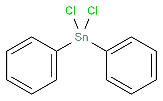 dichlorodiphenylstannane_分子结构_CAS_1135-99-5