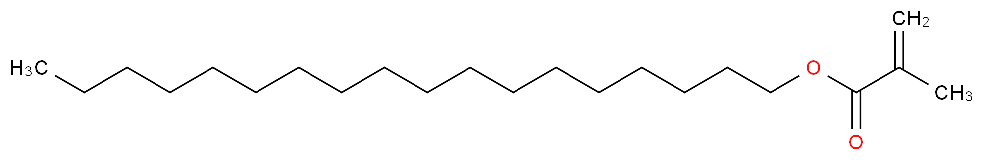 octadecyl 2-methylprop-2-enoate_分子结构_CAS_32360-05-7