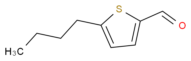 5-Butyl-thiophene-2-carbaldehyde_分子结构_CAS_98954-25-7)