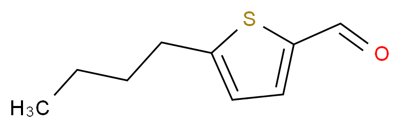 5-butylthiophene-2-carbaldehyde_分子结构_CAS_98954-25-7)