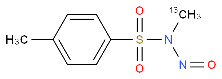 Diazald&reg;-N-甲基-13C-N-甲基-d3_分子结构_CAS_102832-11-1)