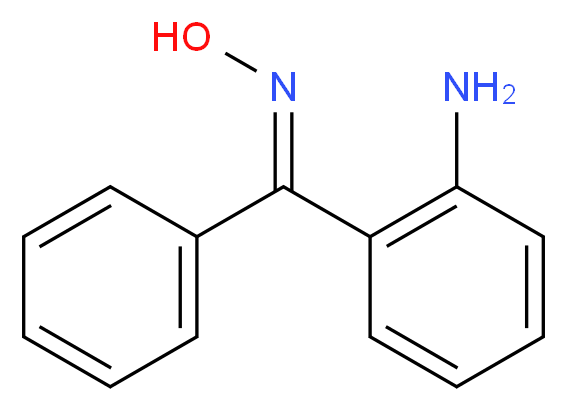 2-[(1E)-(hydroxyimino)(phenyl)methyl]aniline_分子结构_CAS_15185-37-2